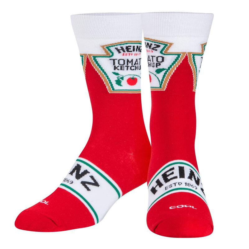 Heinz Ketchup Socks - Premium Socks from Cool Socks - Just $9.95! Shop now at Pat&