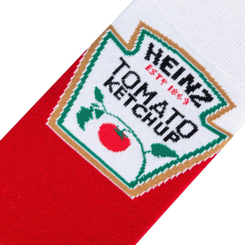 Heinz Ketchup Socks - Premium Socks from Cool Socks - Just $9.95! Shop now at Pat&