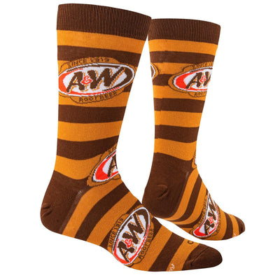 A & W Stripes Retro Socks - Premium Socks from Cool Socks - Just $9.95! Shop now at Pat's Monograms