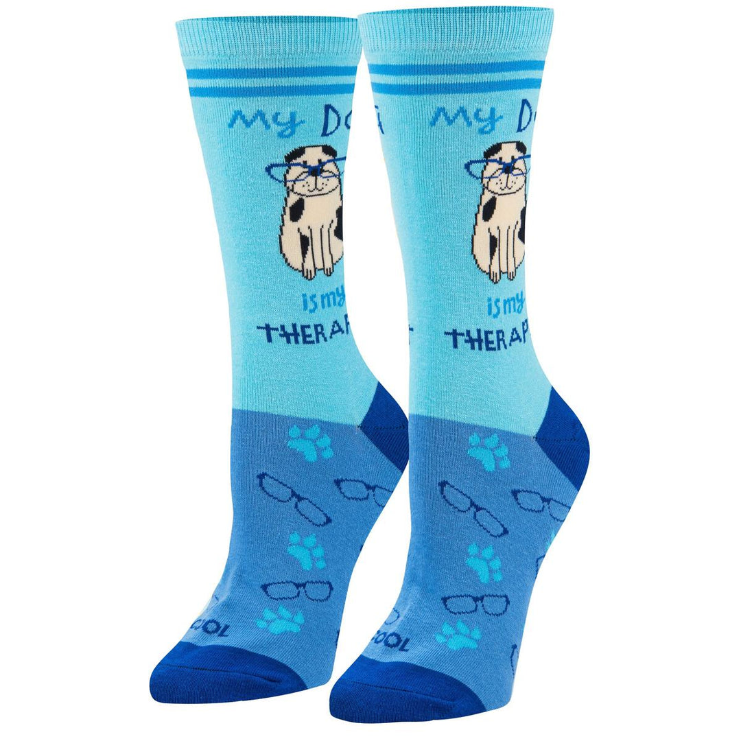 Dog Therapist Cushion Knit Socks - Women - Premium Socks from Cool Socks - Just $9.95! Shop now at Pat's Monograms