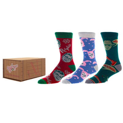 Christmas Story 3 Pair Crew Sock Box Set - Premium Socks from Bioworld - Just $13.95! Shop now at Pat's Monograms