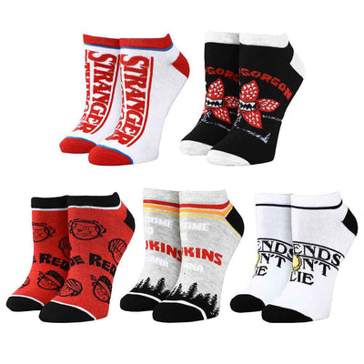 Stranger Things 5 Pair Ankle Socks - Premium Socks from Bioworld - Just $17.95! Shop now at Pat's Monograms