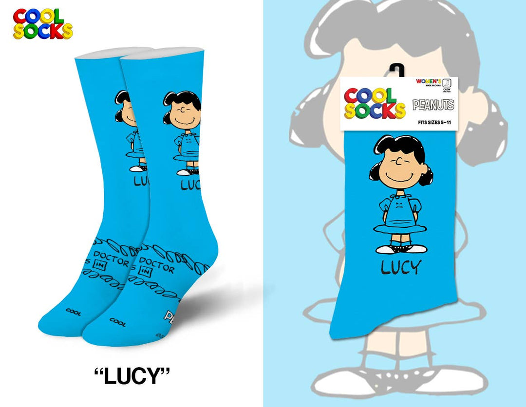 Lucy - Womens Crew Folded - Premium Socks from Cool Socks - Just $12.95! Shop now at Pat's Monograms