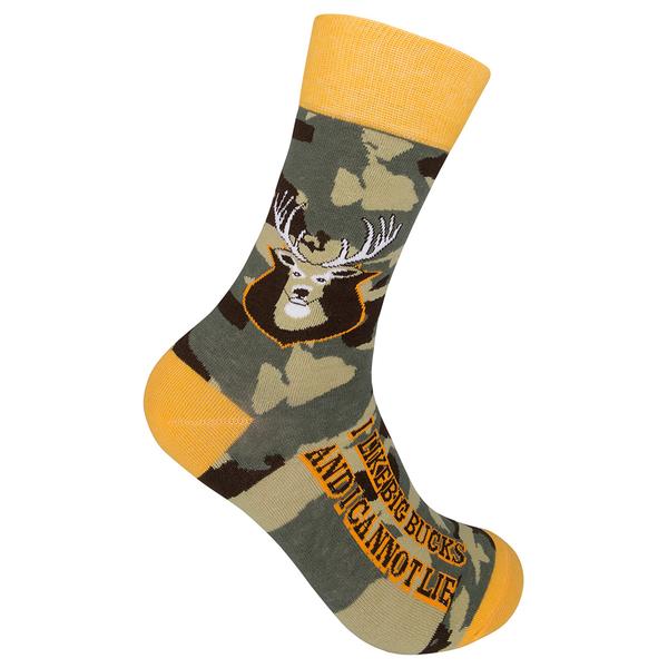 I Like Big Bucks and I Cannot Lie - Premium Socks from funatic - Just $12.95! Shop now at Pat's Monograms