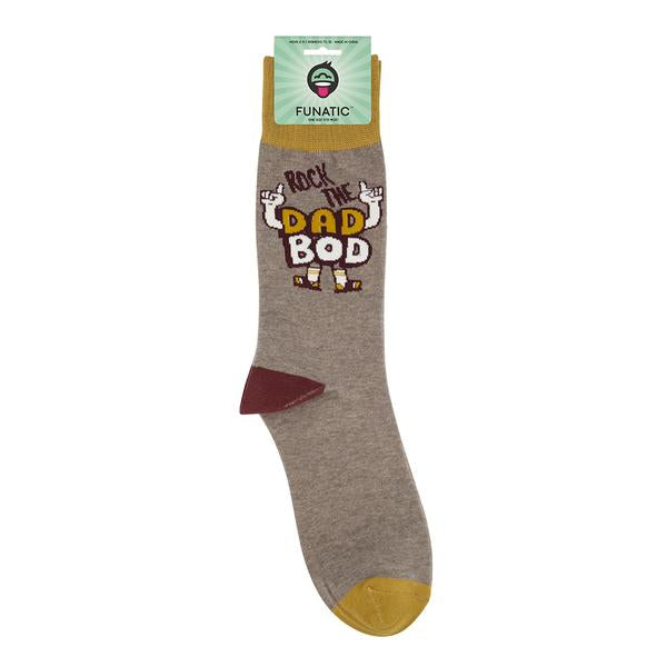 Rock the Dad Bod Crew Socks - Premium Socks from funatic - Just $9.95! Shop now at Pat&