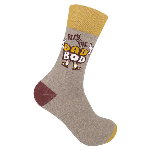 Rock the Dad Bod Crew Socks - Premium Socks from funatic - Just $9.95! Shop now at Pat&