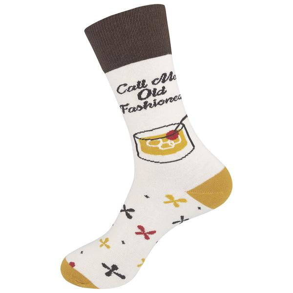 Call Me Old Fashioned Socks - Premium Socks from funatic - Just $12.95! Shop now at Pat's Monograms