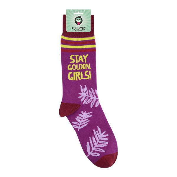 Stay Golden, Girls - Premium Socks from funatic - Just $9.95! Shop now at Pat's Monograms