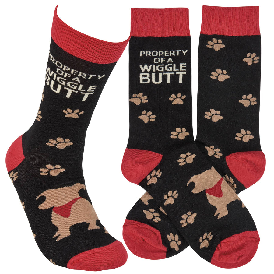 Wigglebutt Socks - Premium Socks from Primitives by Kathy - Just $10.95! Shop now at Pat's Monograms