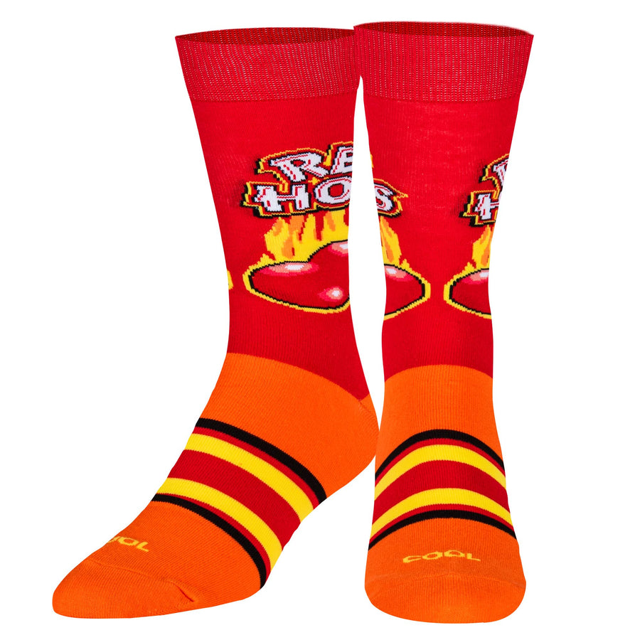 Red Hots - Mens Crew Folded - Cool Socks - Premium Socks from Cool Socks - Just $11.95! Shop now at Pat's Monograms