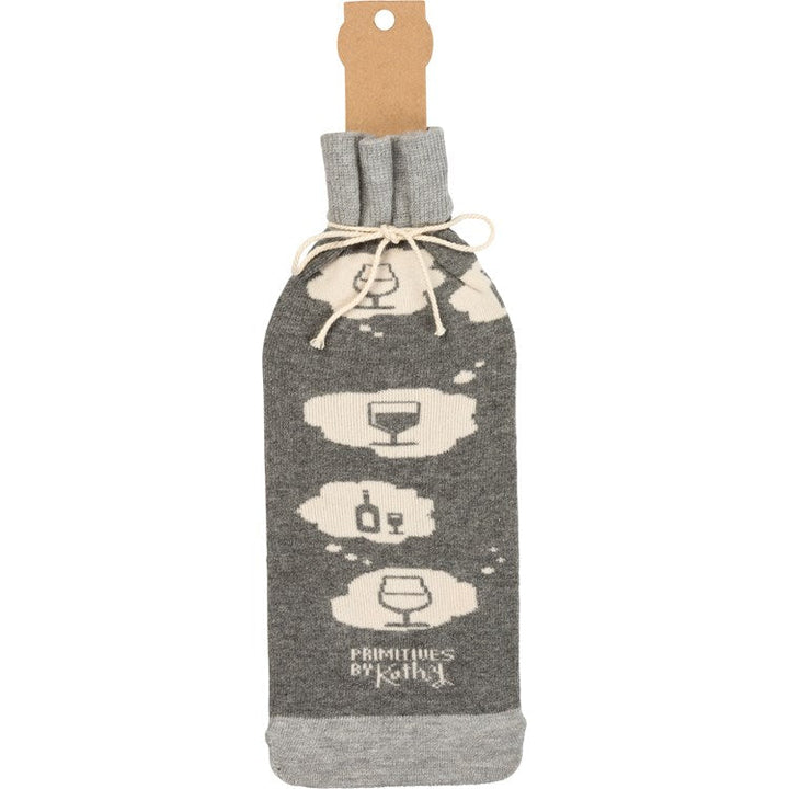 Bottle Sock - Good Idea - Premium wine accessories from Primitives by Kathy - Just $5.95! Shop now at Pat's Monograms