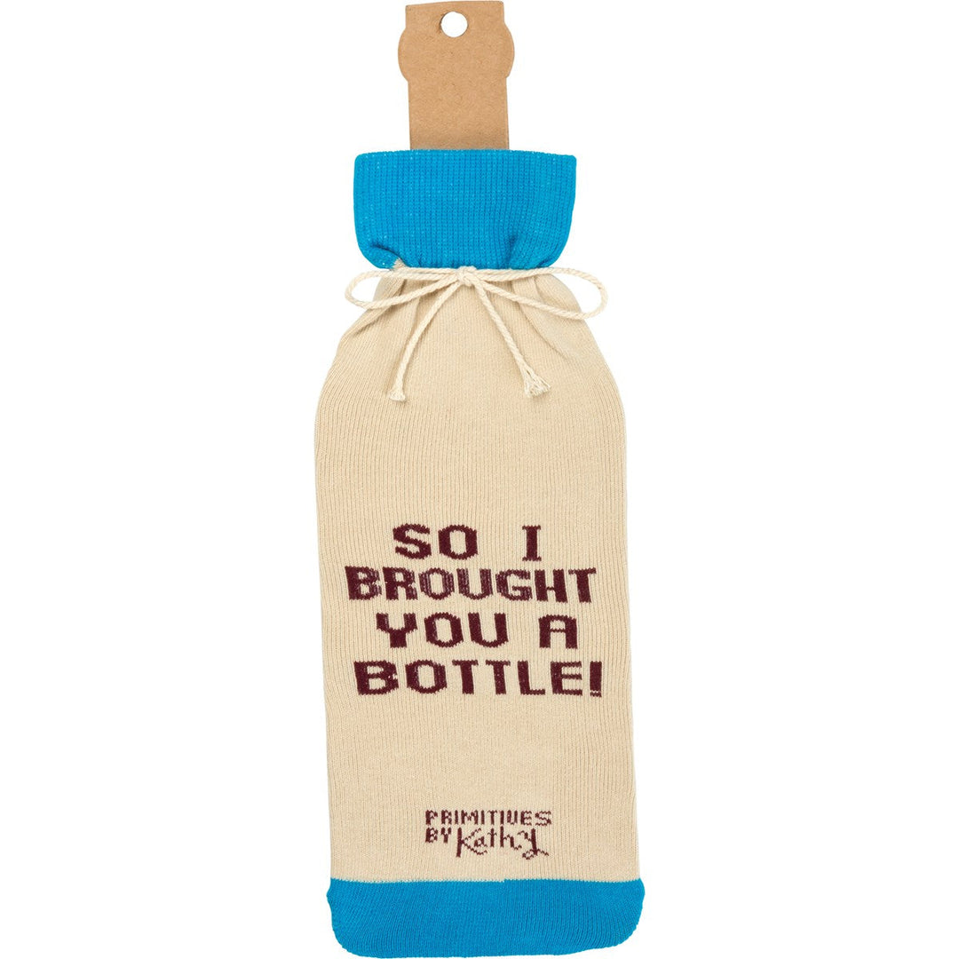 Bottle Sock - Yoga Class - Premium wine accessories from Primitives by Kathy - Just $5.95! Shop now at Pat's Monograms
