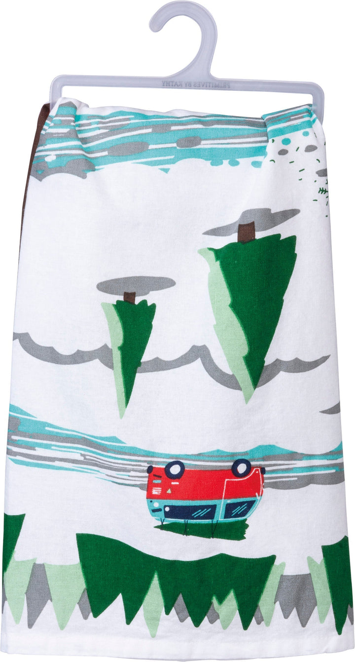Kitchen Towel - Truck & Tree Merry Christmas - Premium Kitchen Towel from Primitives by Kathy - Just $8.95! Shop now at Pat's Monograms