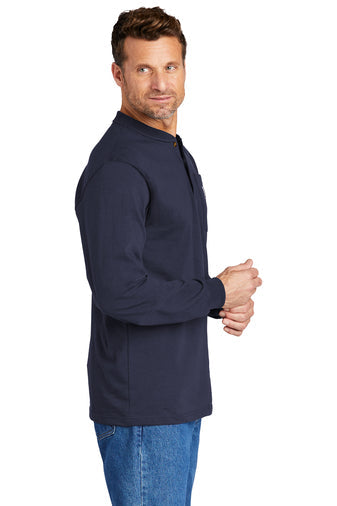 Carhartt® Long Sleeve Henley T-Shirt - Premium Workwear from Carhartt - Just $40.0! Shop now at Pat&