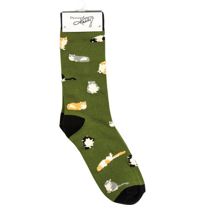 Box Sign & Sock Set - One Cat Away - Premium Socks from Primitives by Kathy - Just $12.95! Shop now at Pat's Monograms