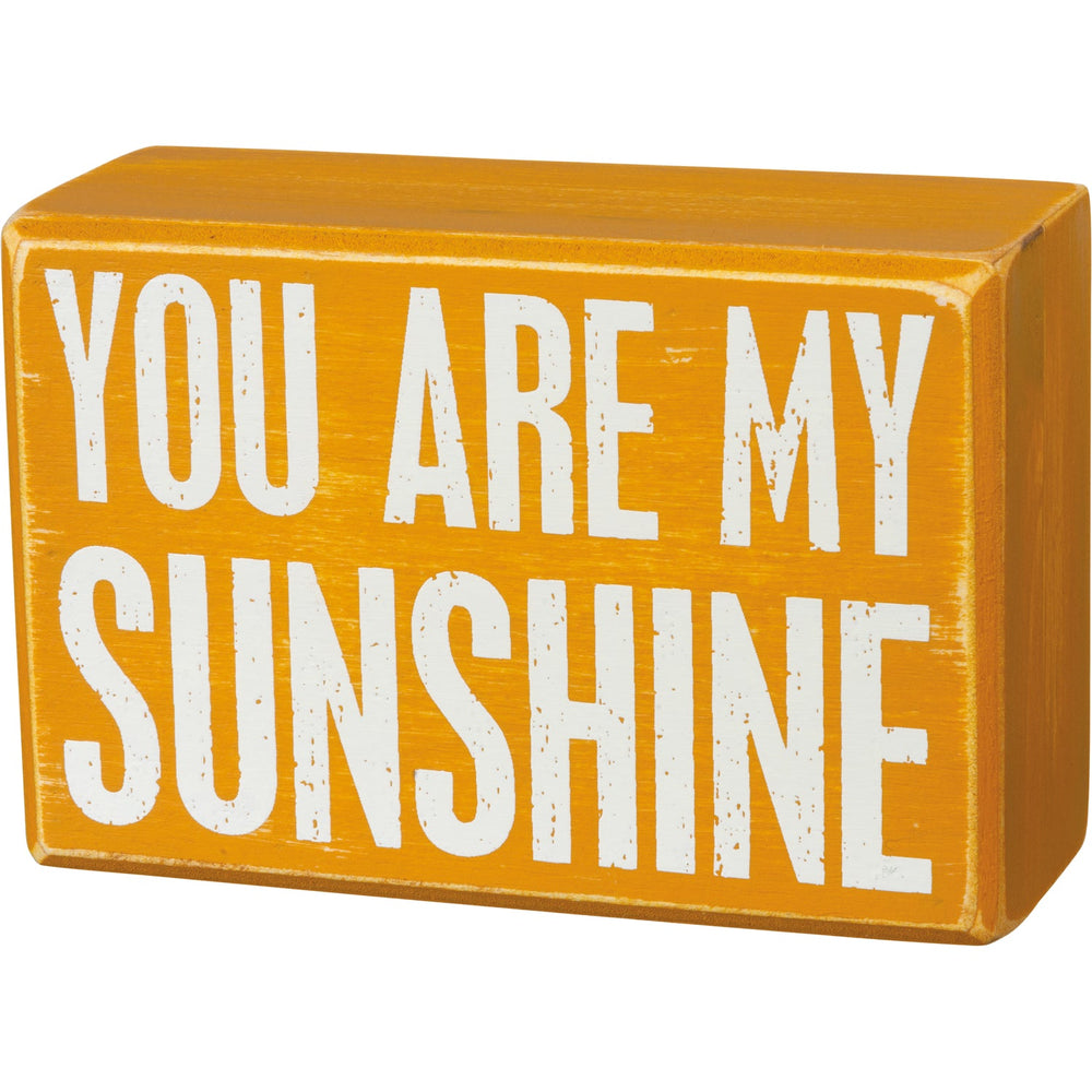 Box Sign & Sock Set - You Are My Sunshine - Premium Socks from Primitives by Kathy - Just $12.95! Shop now at Pat's Monograms
