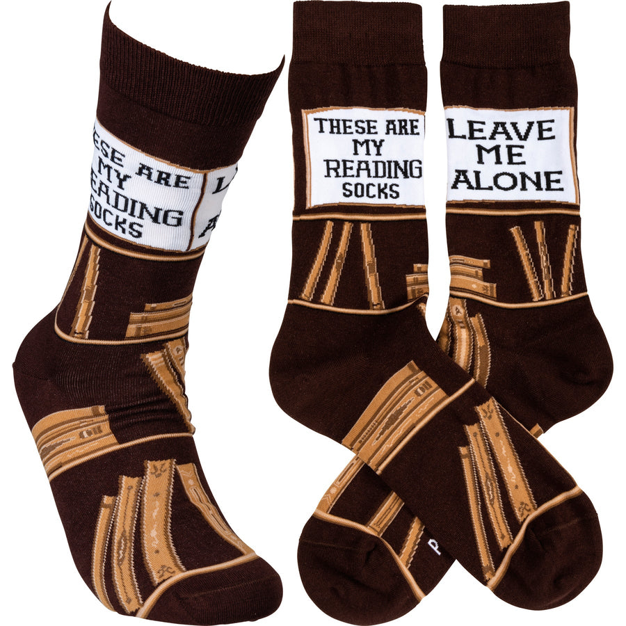 Socks - These Are My Reading Socks - Premium Socks from Primitives by Kathy - Just $10.95! Shop now at Pat's Monograms