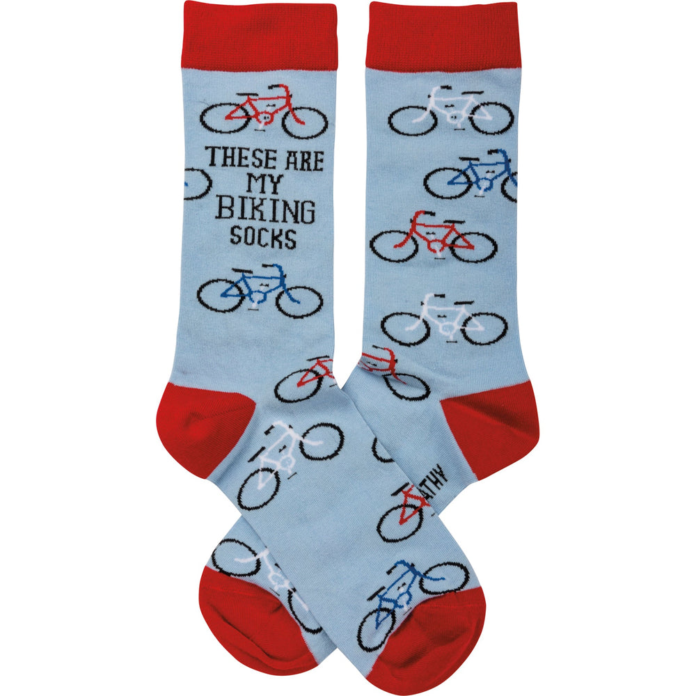 Socks - These Are My Biking Socks - Premium Socks from Primitives by Kathy - Just $7.95! Shop now at Pat's Monograms