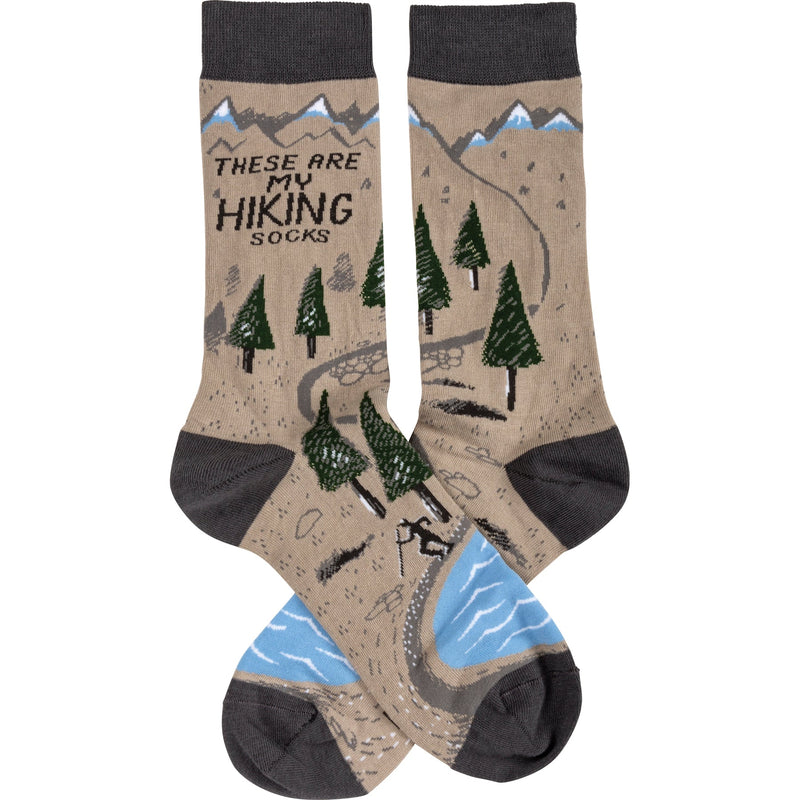 Socks - These Are My Hiking Socks - Premium Socks from Primitives by Kathy - Just $7.95! Shop now at Pat&