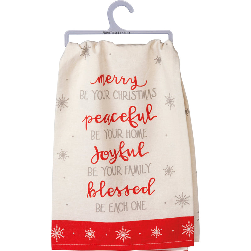 Kitchen Towel - Blessed Be - Premium Kitchen Towel from Primitives by Kathy - Just $8.95! Shop now at Pat&