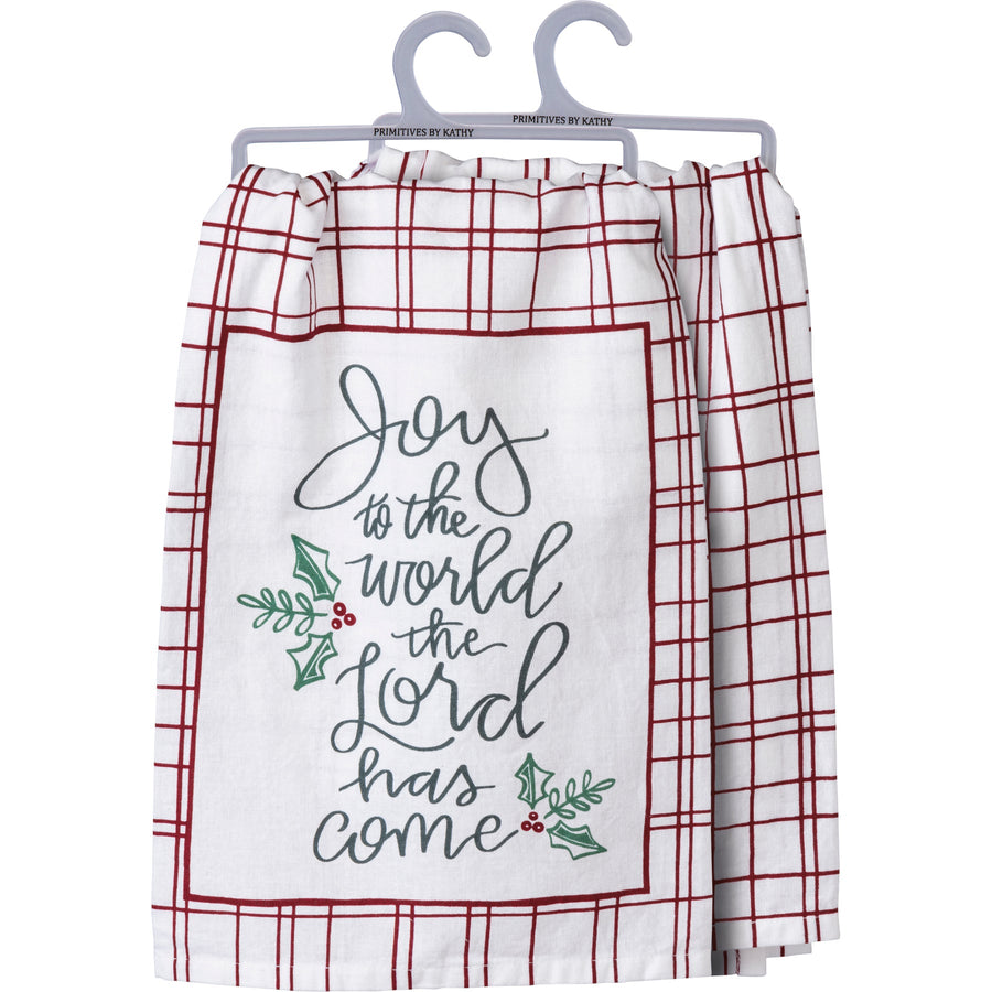 Kitchen Towel - Joy to The World - Premium Kitchen Towel from Primitives by Kathy - Just $8.95! Shop now at Pat's Monograms