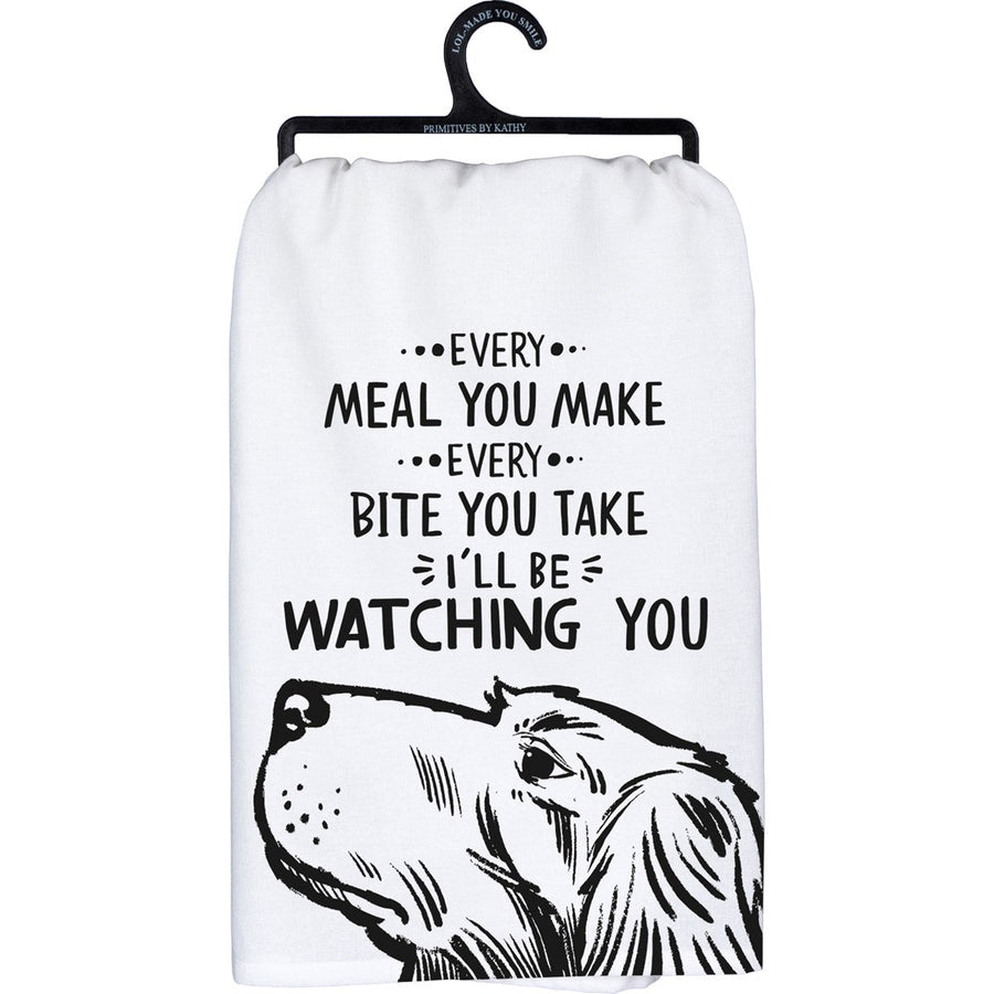 Kitchen Towel - Meal You Make I'll Be Watching - Premium Kitchen Towel from Primitives by Kathy - Just $8.95! Shop now at Pat's Monograms