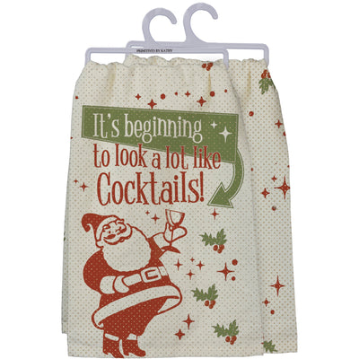 Kitchen Towel - Look A Lot Like Cocktails - Premium Kitchen Towel from Primitives by Kathy - Just $8.95! Shop now at Pat's Monograms