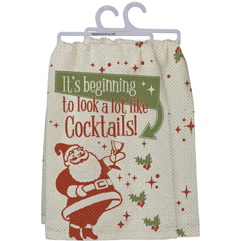 Kitchen Towel - Look A Lot Like Cocktails - Premium Kitchen Towel from Primitives by Kathy - Just $8.95! Shop now at Pat&