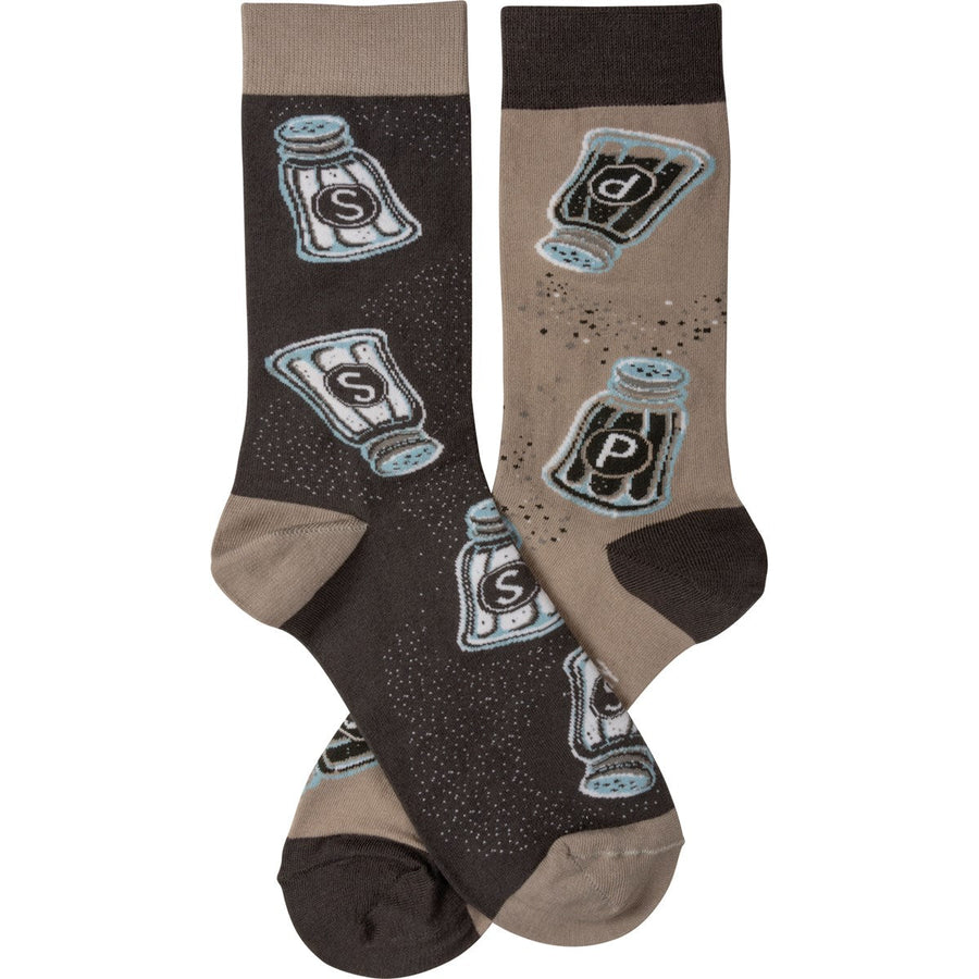 Socks - Salt & Pepper - Premium Socks from Primitives by Kathy - Just $7.95! Shop now at Pat's Monograms