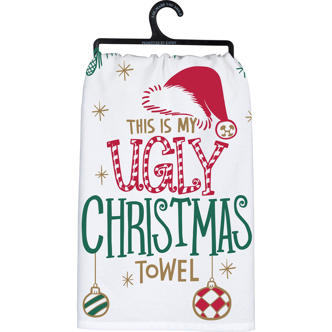 Kitchen Towel - Ugly Christmas Towel - Premium Kitchen Towel from Primitives by Kathy - Just $8.95! Shop now at Pat's Monograms