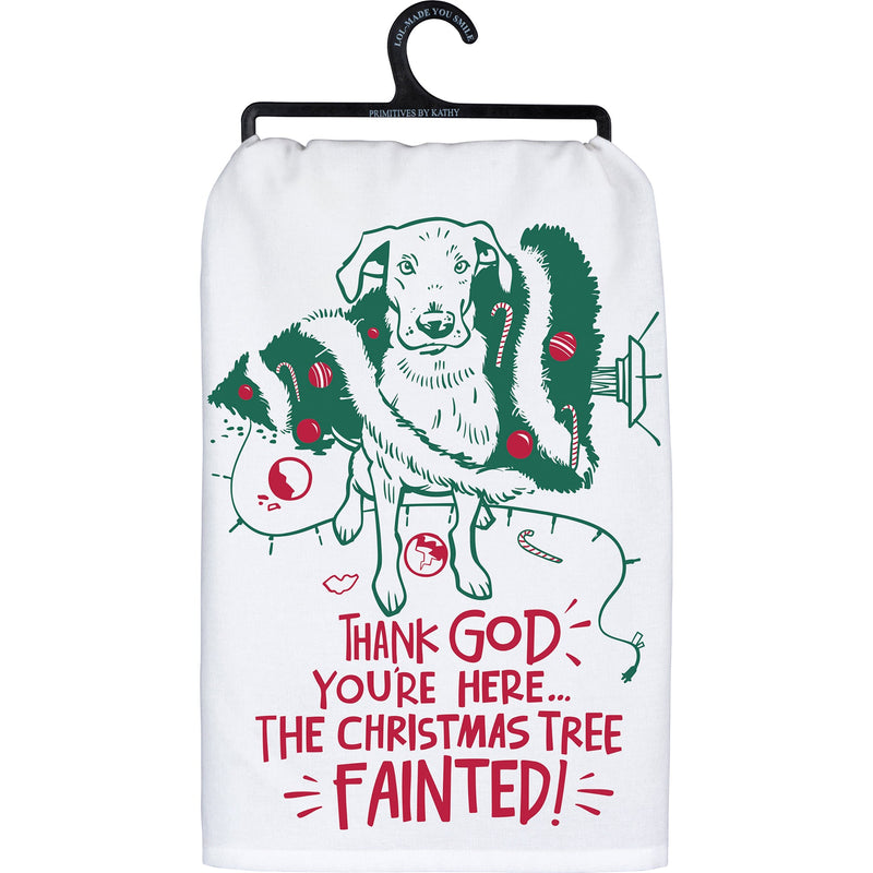 Kitchen Towel - Tree Fainted - Premium Kitchen Towel from Primitives by Kathy - Just $8.95! Shop now at Pat&