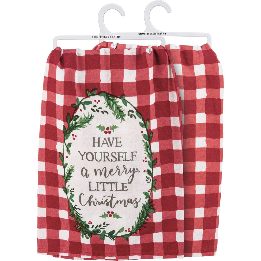 Kitchen Towel - Merry Little Christmas - Premium Kitchen Towel from Primitives by Kathy - Just $8.95! Shop now at Pat's Monograms