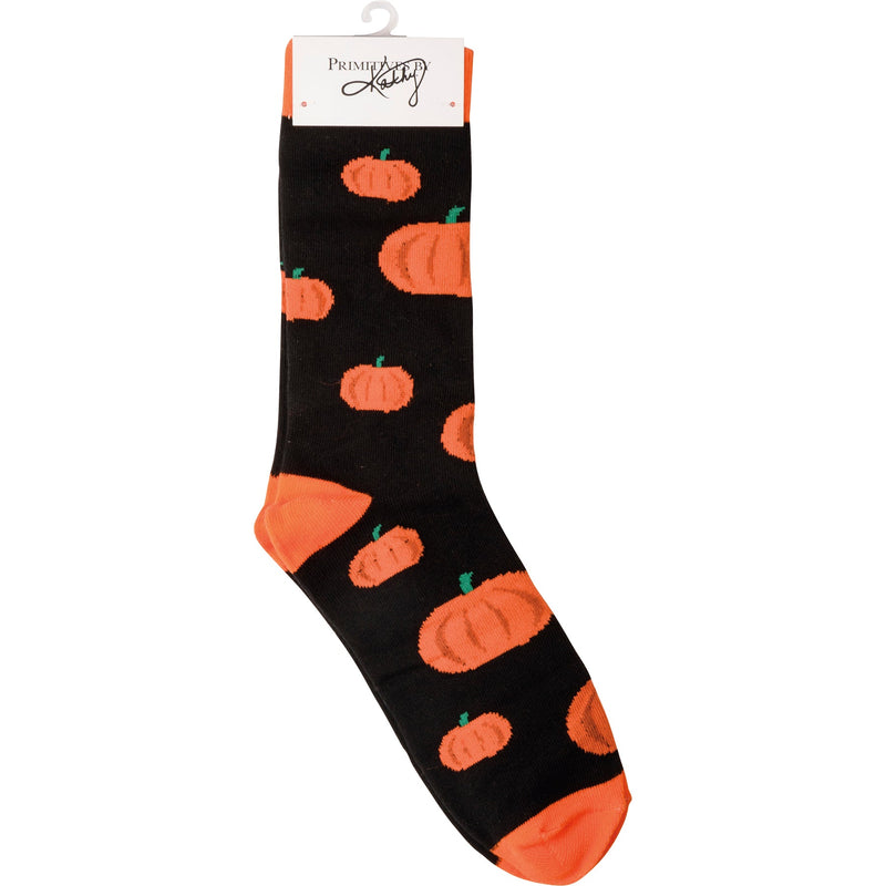 Box Sign & Sock Set - Love You More Than Pumpkin - Premium Socks from Primitives by Kathy - Just $12.95! Shop now at Pat&
