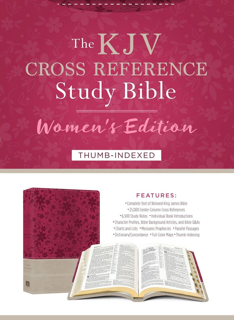 The KJV Cross Reference Study Bible Women's Edition Indexed - Premium Books and Devotionals from Barbour Publishing, Inc. - Just $39.99! Shop now at Pat's Monograms