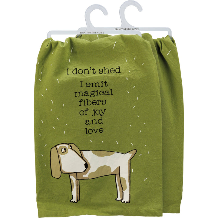 Kitchen Towel - Dog Emit Magical Fibers - Premium Kitchen Towel from Primitives by Kathy - Just $8.95! Shop now at Pat's Monograms