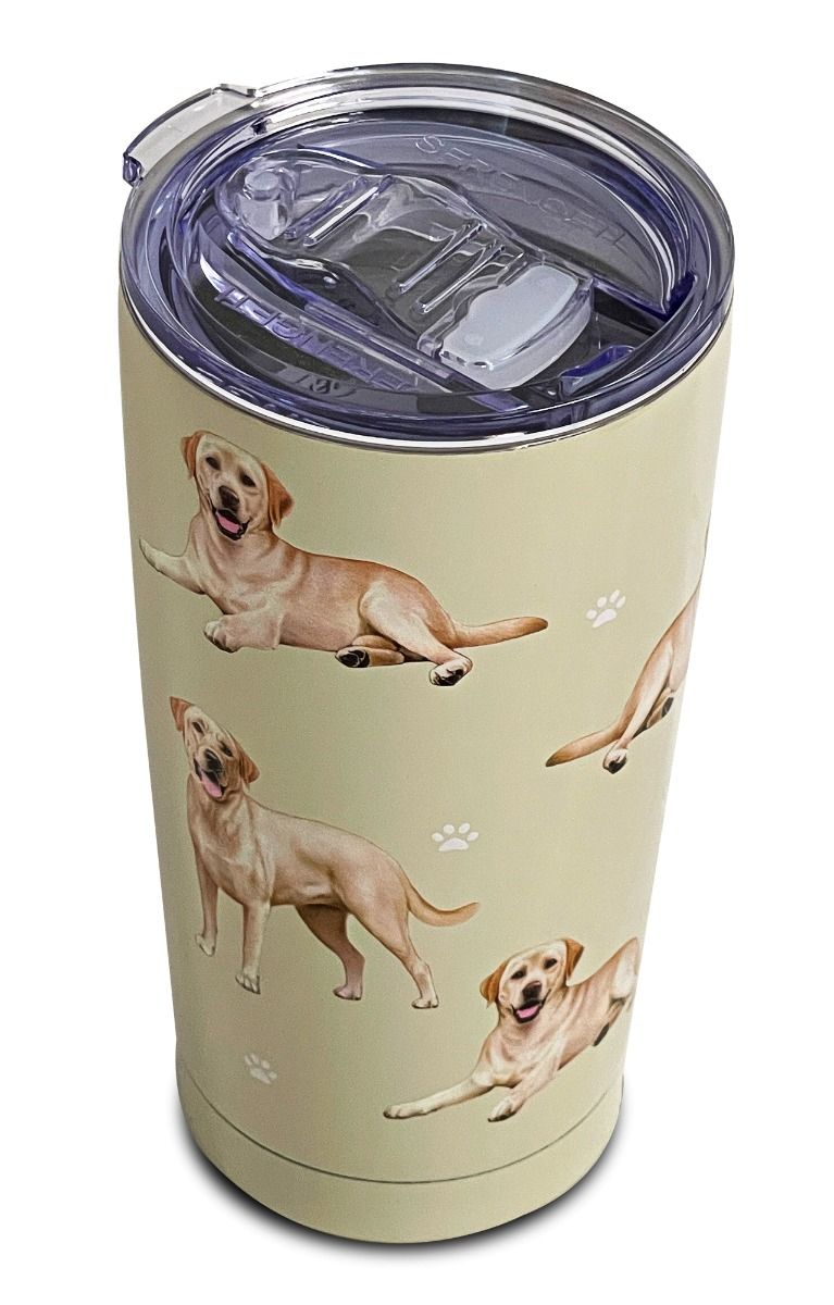 Yellow Labrador 20oz Tumbler - Stainless Steel - Premium Tumblers from E&S Pets - Just $27.95! Shop now at Pat's Monograms
