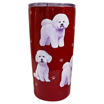 Bichon Frise SERENGETI Ultimate 3D Tumbler - Stainless Steel - Premium Tumblers from E&S Pets - Just $27.95! Shop now at Pat's Monograms