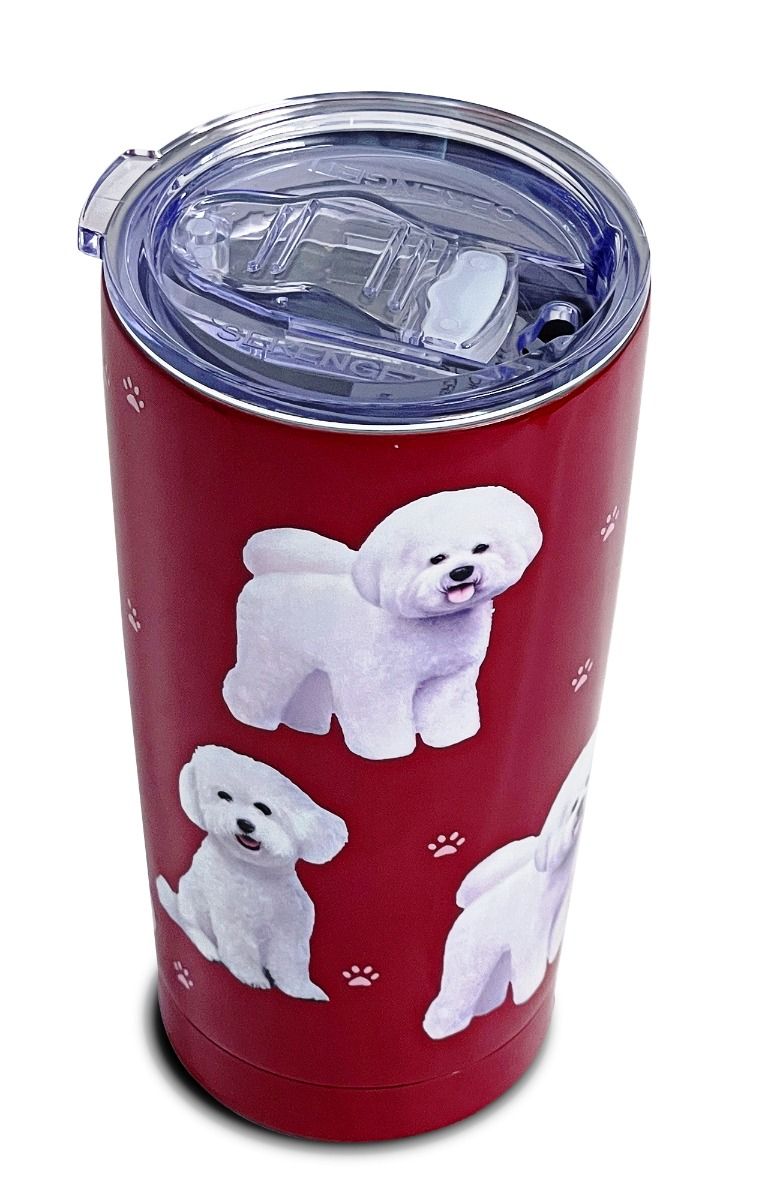Bichon Frise SERENGETI Ultimate 3D Tumbler - Stainless Steel - Premium Tumblers from E&S Pets - Just $27.95! Shop now at Pat's Monograms