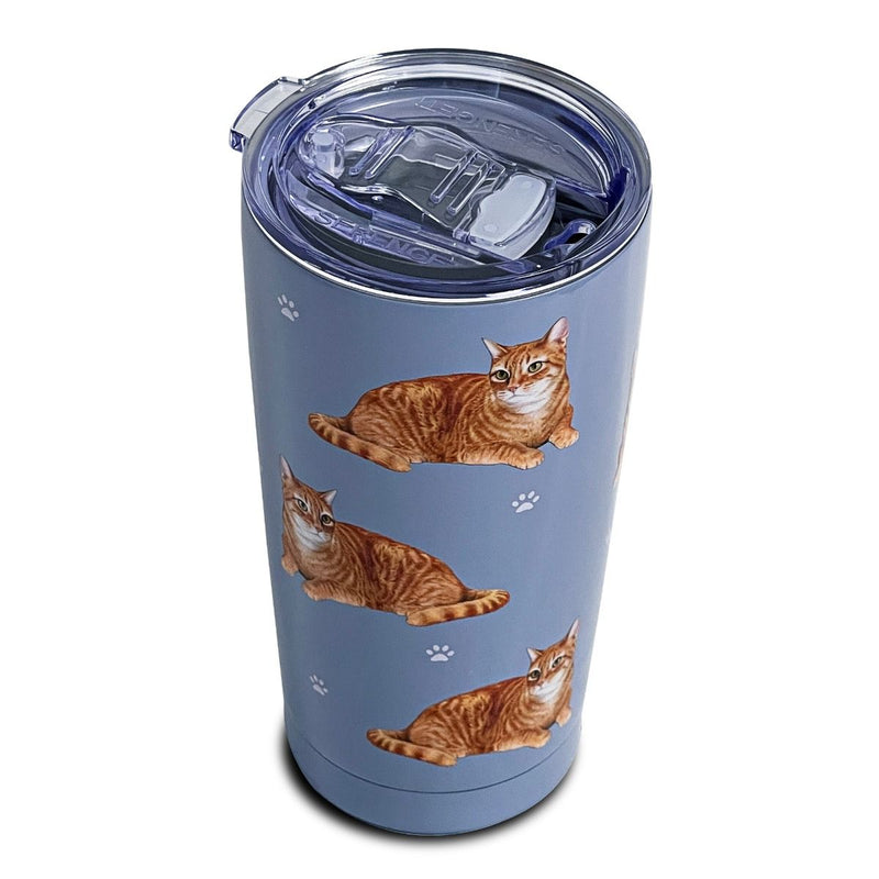 Orange Tabby Cat SERENGETI Ultimate 3D Tumbler - Stainless Steel - Premium Tumblers from E&S Pets - Just $27.95! Shop now at Pat&