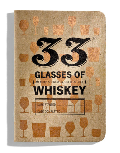 33 Glasses Of Whiskey Journal - Premium gift item from 33 Books Co. - Just $5.95! Shop now at Pat's Monograms