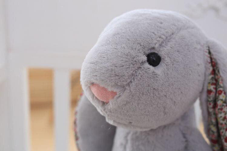 Floral Ear Bunny - Premium Plush Animal from Blue Suede Blanks - Just $12.00! Shop now at Pat&