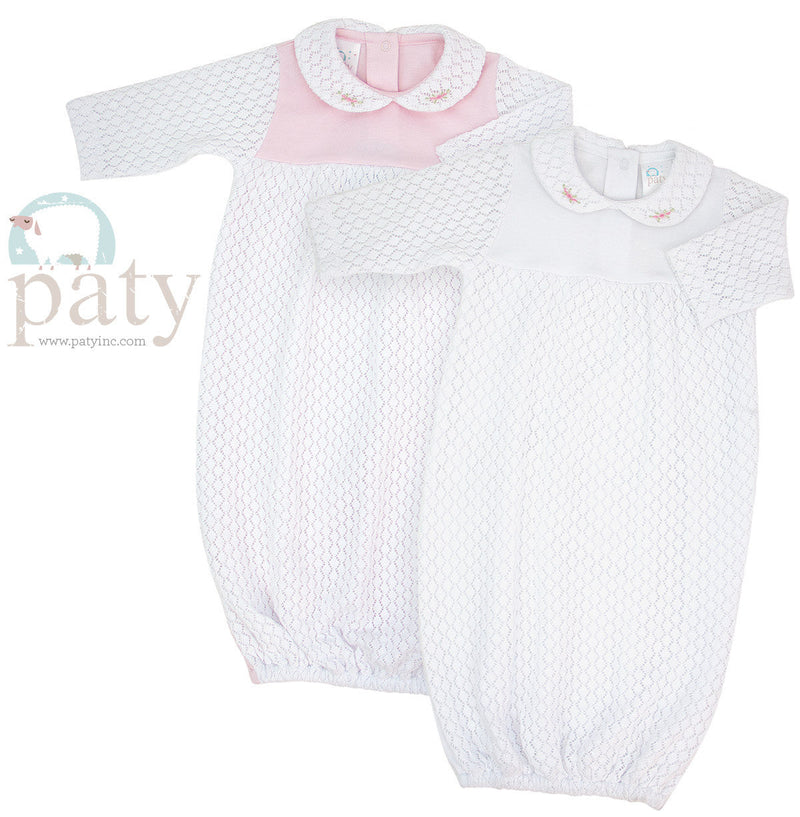 Paty Longsleeve Esther Gown - Premium Infant Wear from Paty INC. - Just $50.00! Shop now at Pat&