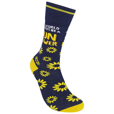 Be A Sunflower Socks - Premium Socks from funatic - Just $9.95! Shop now at Pat's Monograms