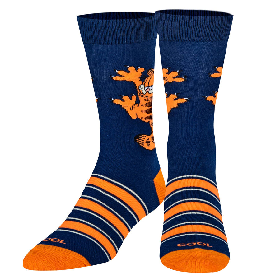 Garfield Climbing Crew Socks - Premium Socks from Cool Socks - Just $11.95! Shop now at Pat's Monograms