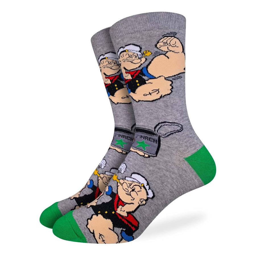 Men's Popeye Flexing Socks - Premium Socks from Good Luck Sock - Just $11.0! Shop now at Pat's Monograms