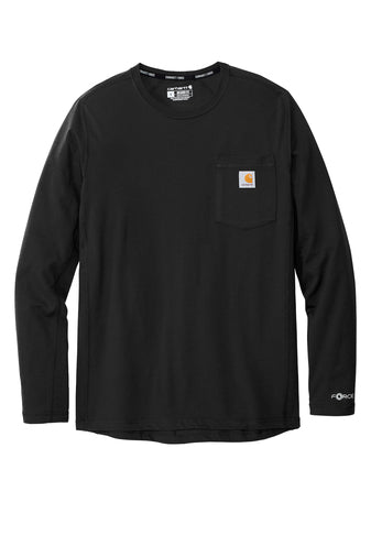Carhartt Force® Long Sleeve Pocket T-Shirt - Premium Workwear from Carhartt - Just $45.0! Shop now at Pat's Monograms