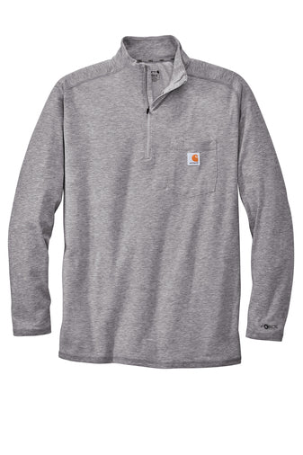 Carhartt Force® 1/4 Zip Long Sleeve T-Shirt - Premium Workwear from Carhartt - Just $48.0! Shop now at Pat&