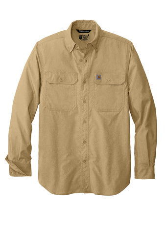 Carhartt Force ® Solid Long Sleeve Shirt - Premium Workwear from Carhartt - Just $72.00! Shop now at Pat&