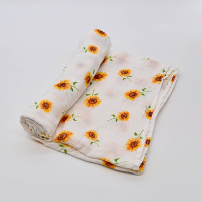 Sunflower Fields Swaddle - Premium  from Lolly Banks - Just $19.95! Shop now at Pat's Monograms