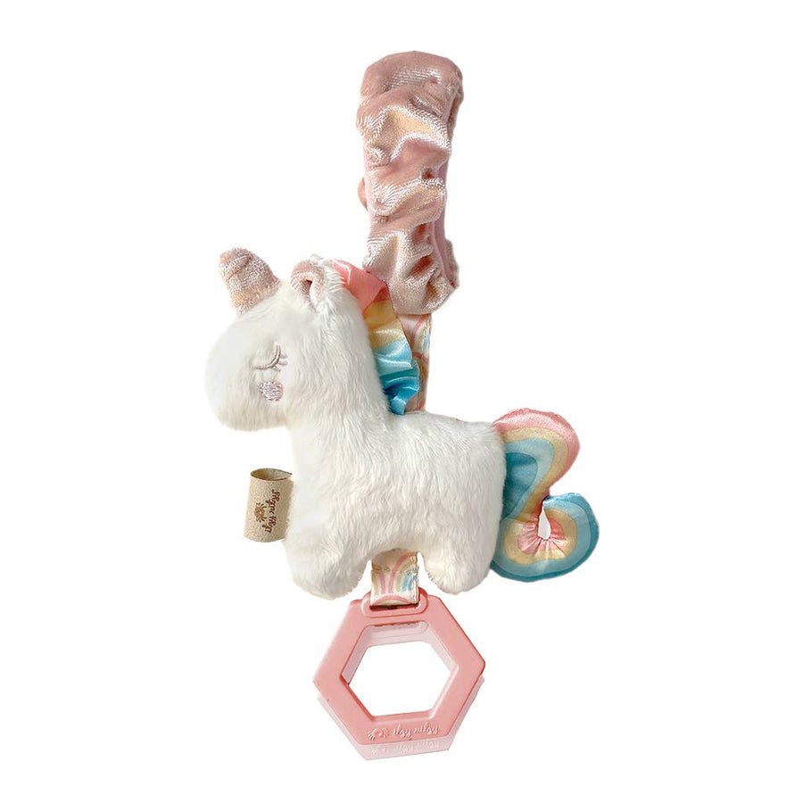 Ritzy Jingle™ Unicorn Attachable Travel Toy - Premium Baby Gift from Itzy Ritzy - Just $9.99! Shop now at Pat's Monograms